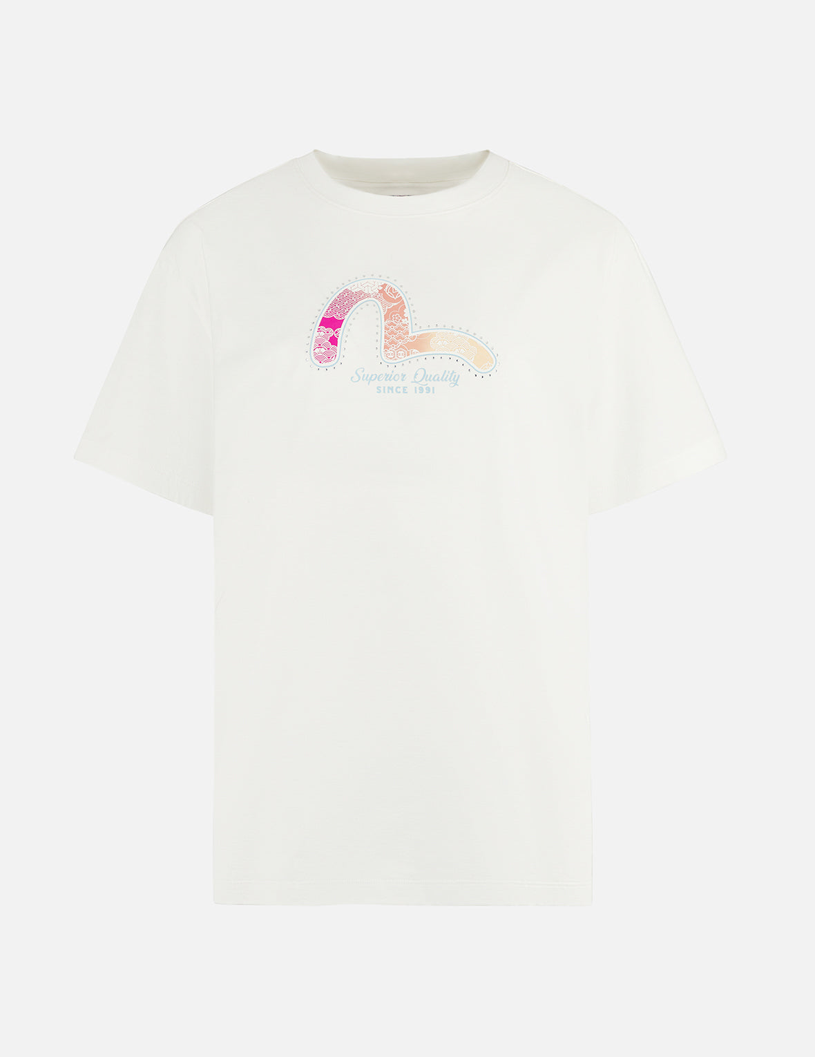Seagull Foil Print Boyfriend T-shirt